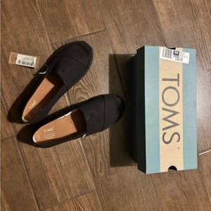 TOMS Classic Black Slip Ons